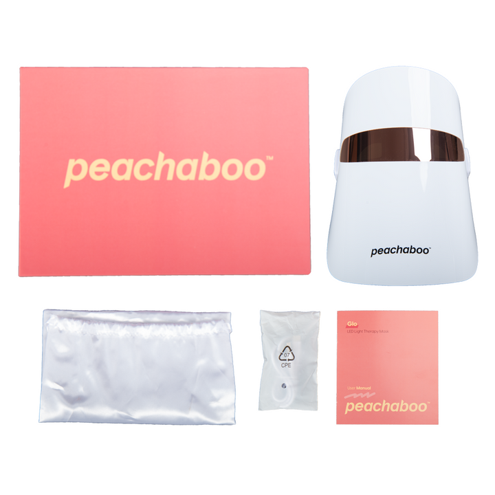 Mascarilla de terapia de luz LED Peachaboo Glo