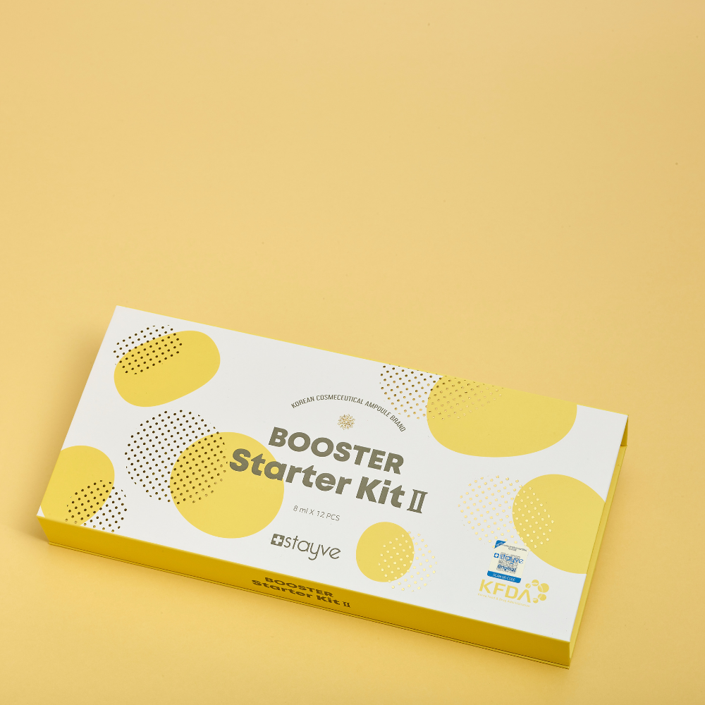 Packaging box of Stayve Booster Starter Kit II