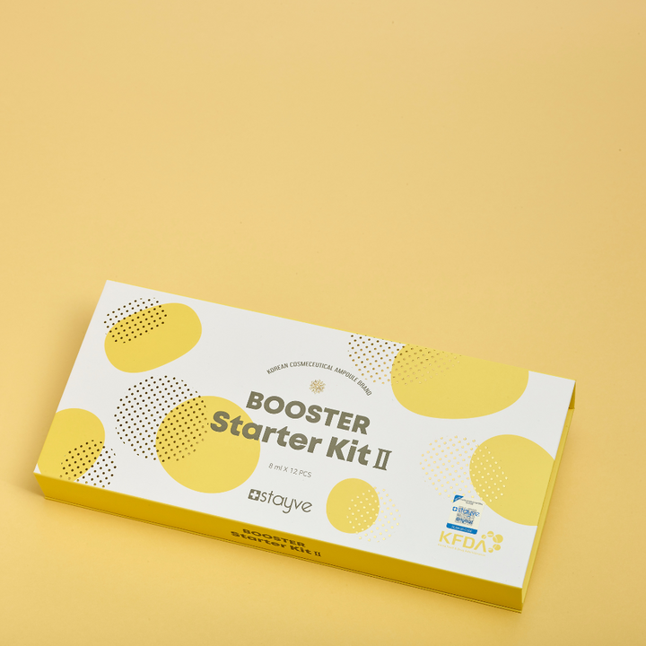 Packaging box of Stayve Booster Starter Kit II