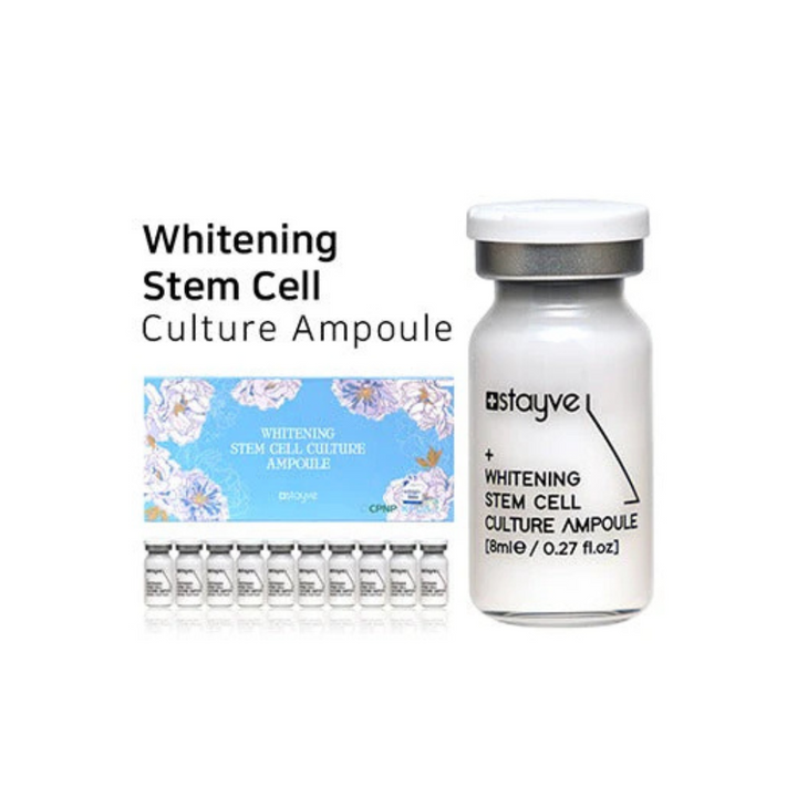 10 vials x Stayve Whitening Stem Cell Culture Ampoule in one box