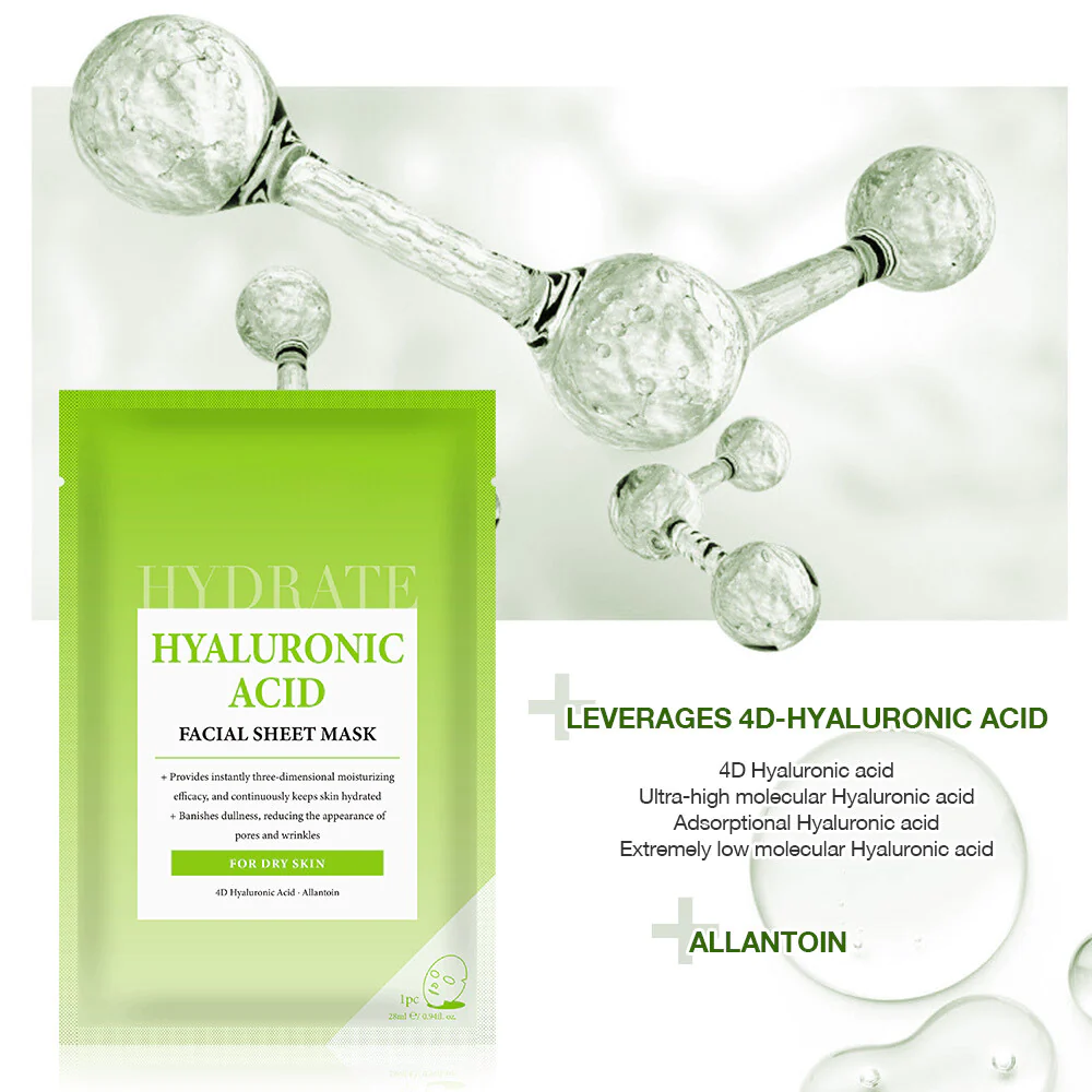 Hyaluronic Acid + Collagen Face Mask Sheet