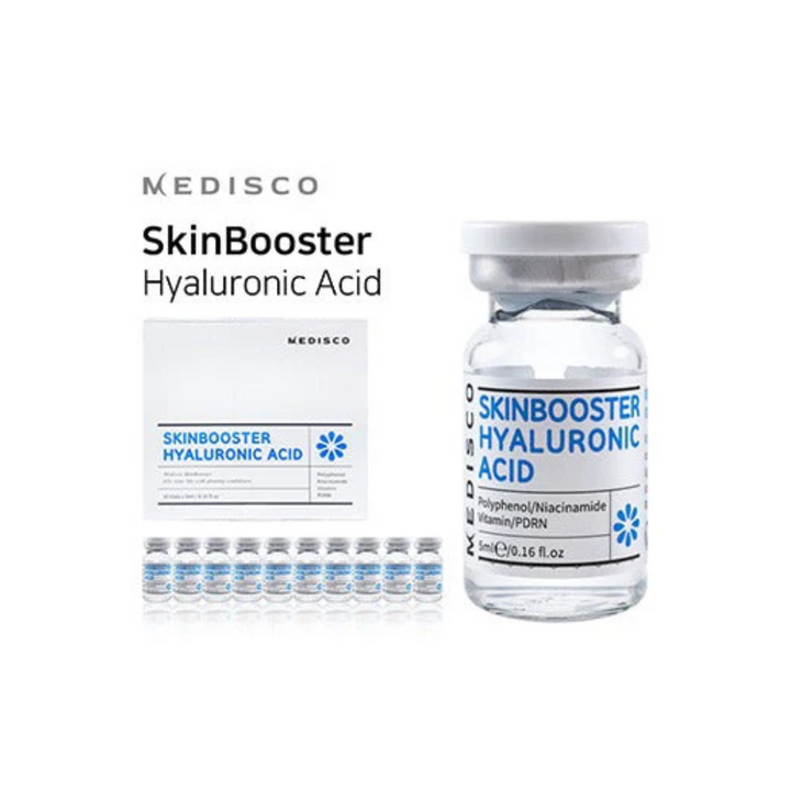 1 box of 10 vials x Medisco SkinBooster Hyaluronic Acid Ampoule