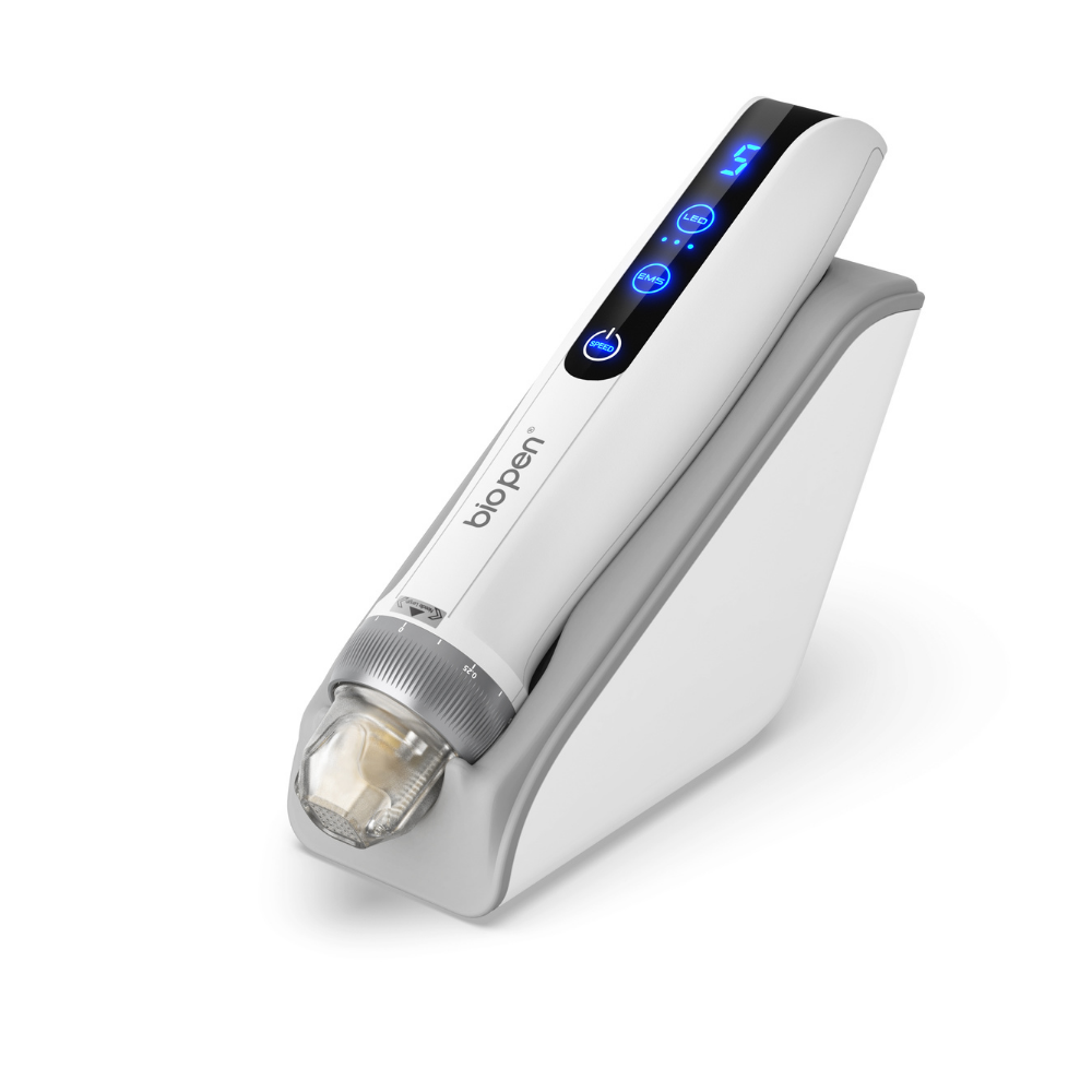 Bio Pen Q2 от Dr. Pen 3-в-1 Microneedling ручка с LED светотерапией и Microcurrent