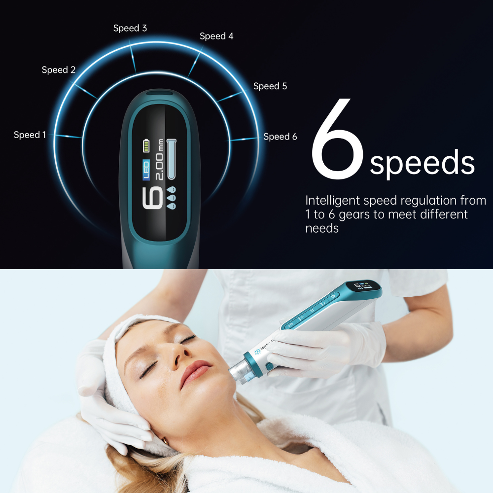 Hydra Pen H6 Bút Microneedling Thẩm Thấu Serum Nâng Cao với Liệu Pháp Ánh Sáng