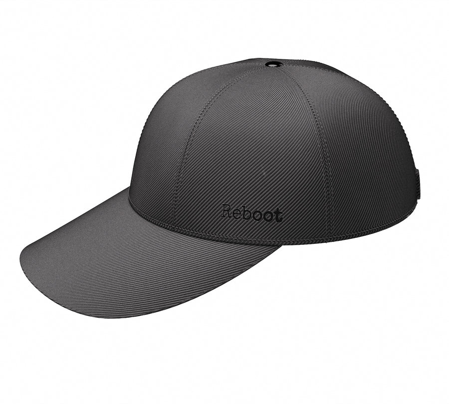 Close up view of Reboot TravelMax Red LED Light Therapy Laser Cap