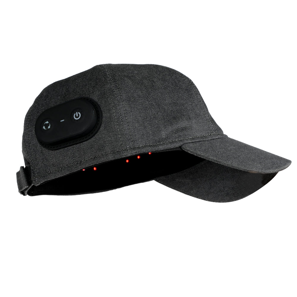 Side view of Reboot TravelMax Red LED Light Therapy Laser Cap