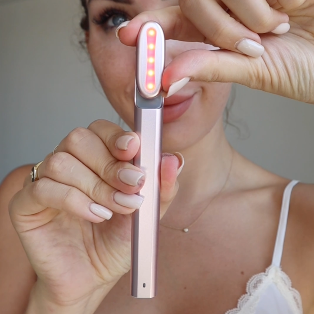 Peachaboo ميني جلو 4 في 1 LED عصا الوجه