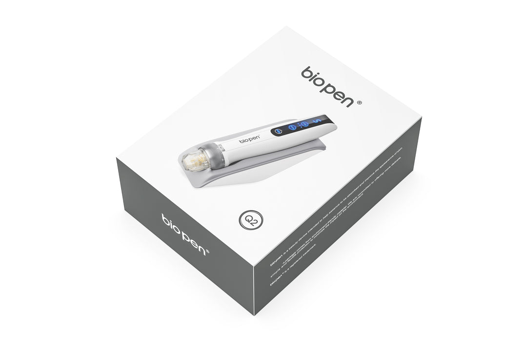 Bio Pen Q2 от Dr. Pen 3-в-1 Microneedling ручка с LED светотерапией и Microcurrent