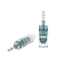 Load image into Gallery viewer, two Dr pen M8 microneedling pin cartridge standing and flat view