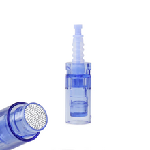 Load image into Gallery viewer, Dr pen A1W microneedling pin cartridge dark blue front view 