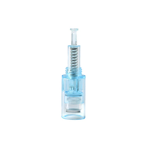 Dr pen X5 Ultima light blue microneedling pin cartridge front view
