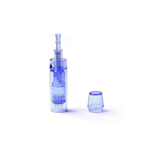 Load image into Gallery viewer, single Dr pen A6 Ultima dark blue microneedling pin cartridge with cap