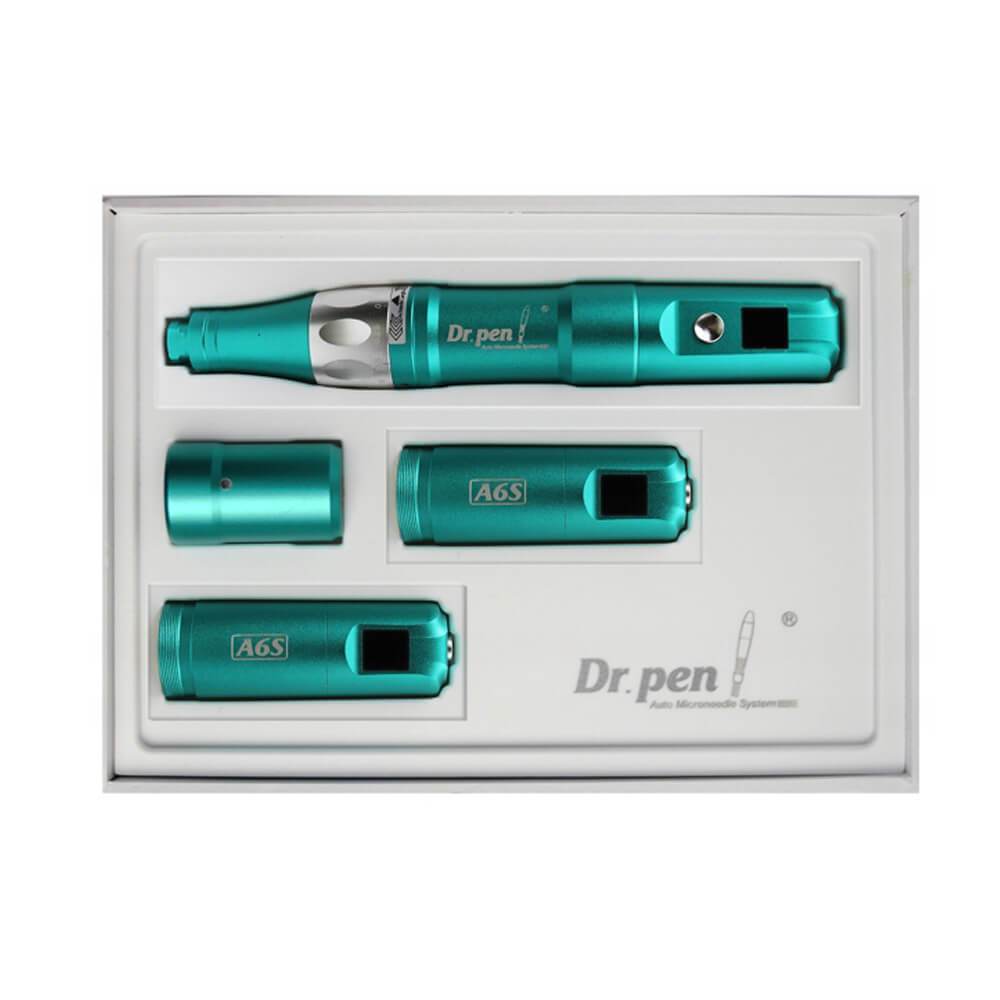 dr pen A6S microneedling pen with extra batteries