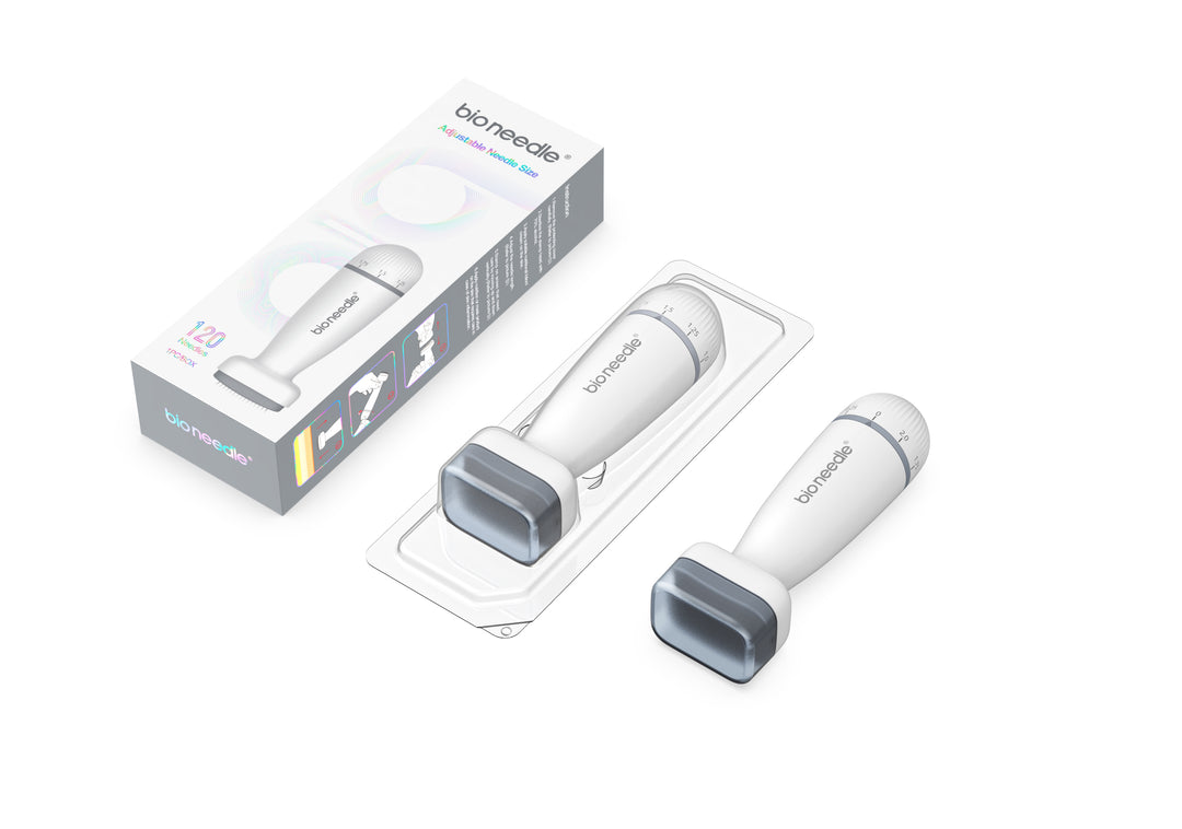 Bio Needle Derma Stamp ajustable outil de Micro Needling pour la croissance des cheveux