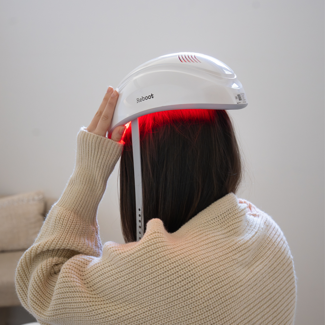 Casque Reboot Volume Max pour la croissance des cheveux 200 diodes laser - Approuvé par la FDA
