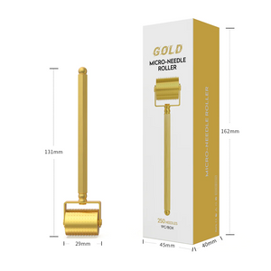 24K Gold Plated Lux Derma Roller (250 Pins)
