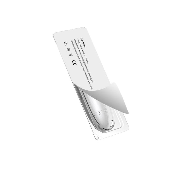 Bio Needle 60-Pin Scalp Derma Stamp opened from sterile blister packaging