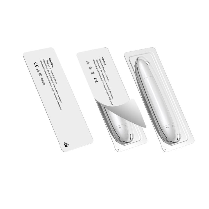 Bio Needle 60-Pin Scalp Derma Stamp shown in sterile blister packaging for hygienic storage