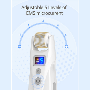 Bio Roller G5 Rechargeable Derma Roller with LED and EMS (540 Pins) level illustration