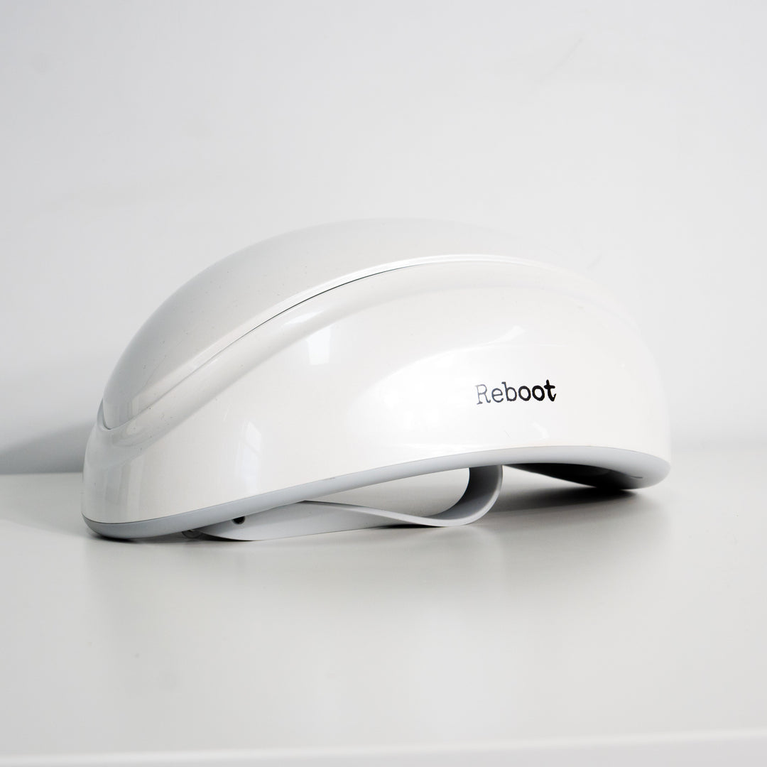 Casque Reboot Volume Max pour la croissance des cheveux 200 diodes laser - Approuvé par la FDA