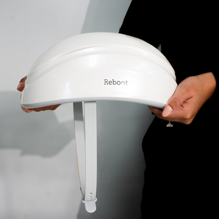 Casque Reboot Volume Max pour la croissance des cheveux 200 diodes laser - Approuvé par la FDA