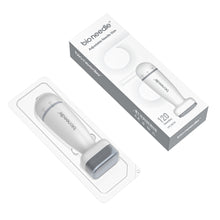 Load image into Gallery viewer, Elegant packaging of Dr. Pen Bio Needle with a clear display window showcasing the adjustable 120-pin microneedling stamp, emphasizing its key features and needle count, all in a sleek white and black design.