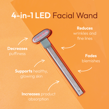 Load image into Gallery viewer, Peachaboo Mini Glo 4-in-1 LED Facial Wand