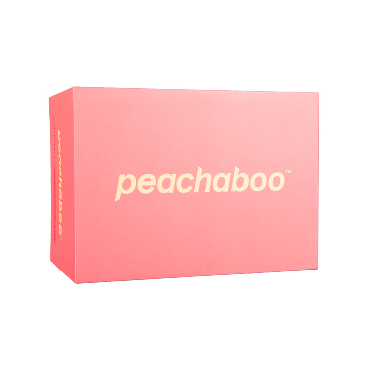 Peach color Peachaboo packaging box
