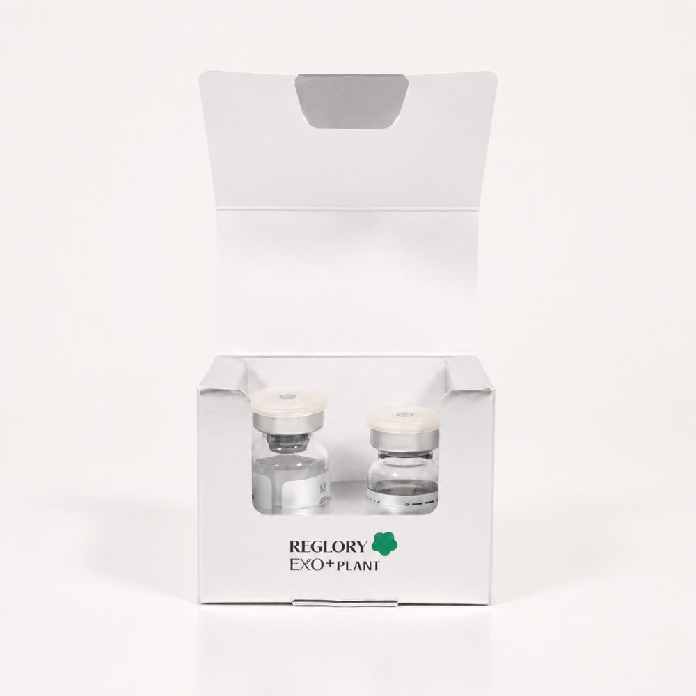 Reglory EXO+Plant Centella Asiatica exosome skin booster open display box