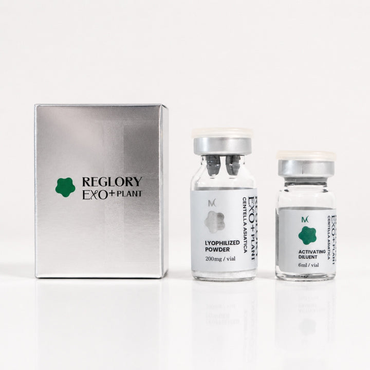 Reglory EXO+Plant Centella Asiatica skin booster kit with powder and diluent vials
