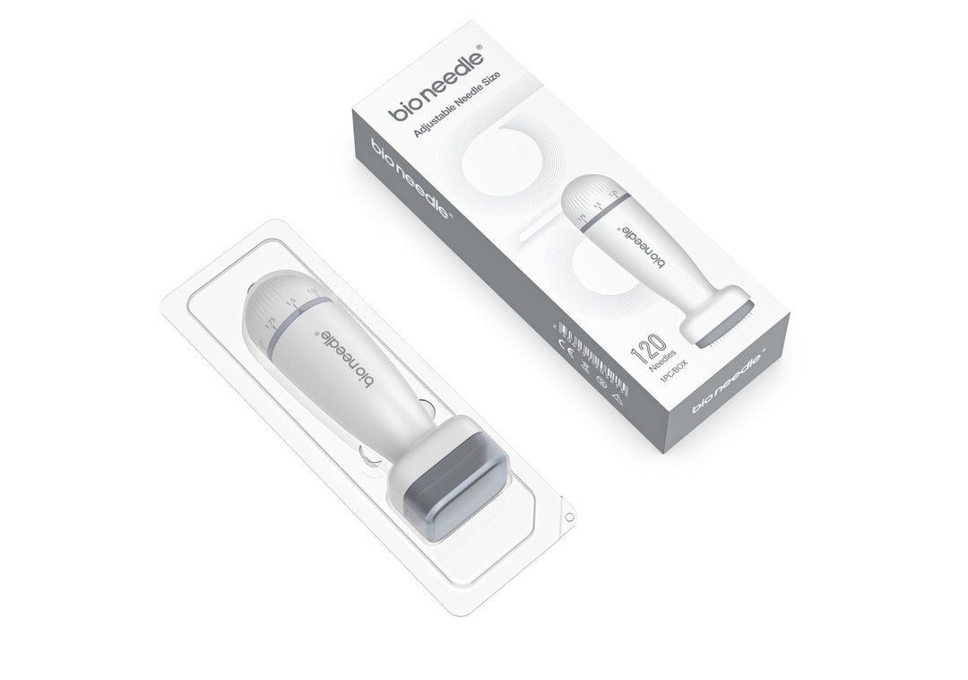 Bio Needle Derma Stamp ajustable outil de Micro Needling pour la croissance des cheveux