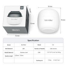 Load image into Gallery viewer, Bio Roller G4 Microneedling for Skin and Hair Growth (1200 Pins)