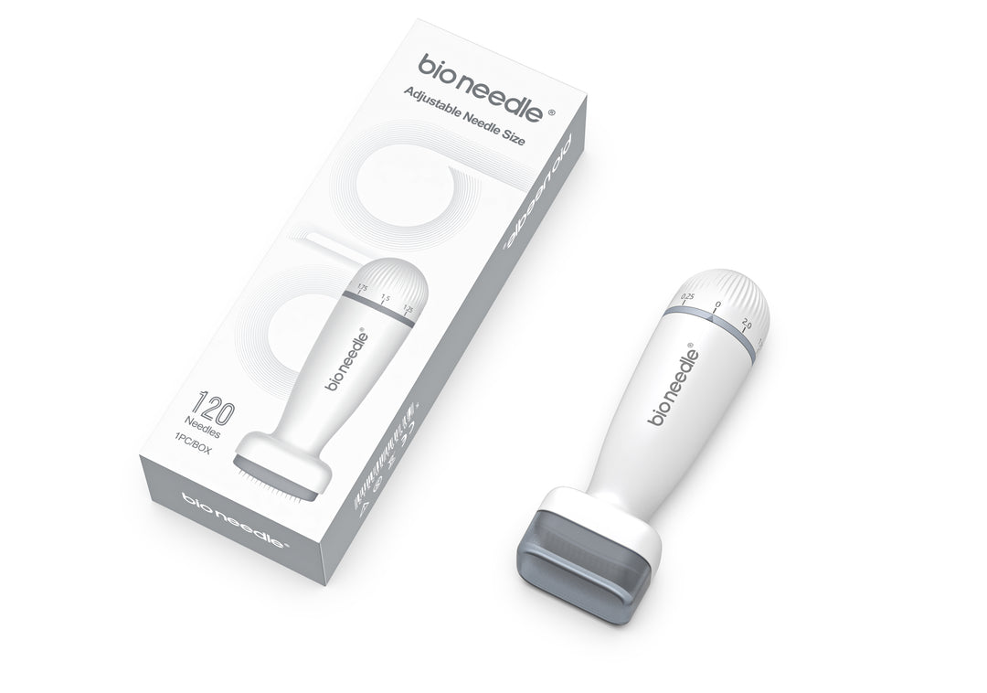 Bio Needle Derma Stamp ajustable outil de Micro Needling pour la croissance des cheveux