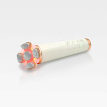 Load image into Gallery viewer,  A white and pink electric wand displayed with a 4-in-1 RF skin tightening and contouring device.