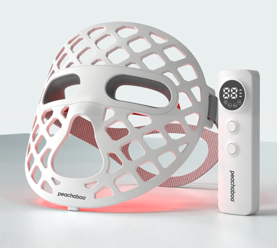 Peachaboo Glo Aurora Silicone LED Light Therapy Mask (with NIR)