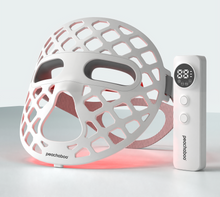 Load image into Gallery viewer, Peachaboo Glo Aurora Silicone LED Light Therapy Mask (with NIR)