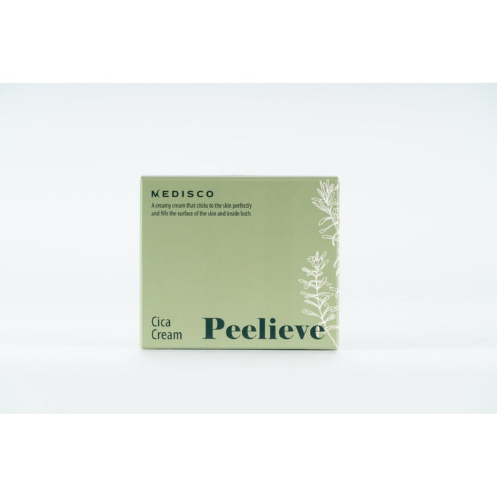 Medisco Peelieve Cica Cream packaging box for post-treatment barrier support