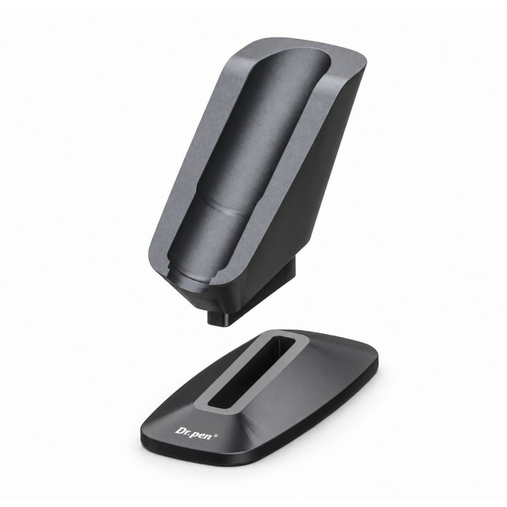 Dr. Pen M8 Max induction stand shown separated from its base
