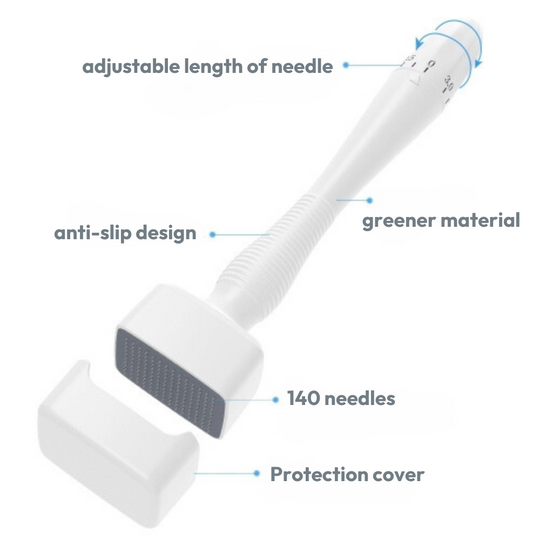 Derma Stamp - Microneedling Tool for Face, Hair & Beard – Dr. Pen US