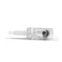 Load image into Gallery viewer, Dr pen M5 white microneedling pin cartridge side view