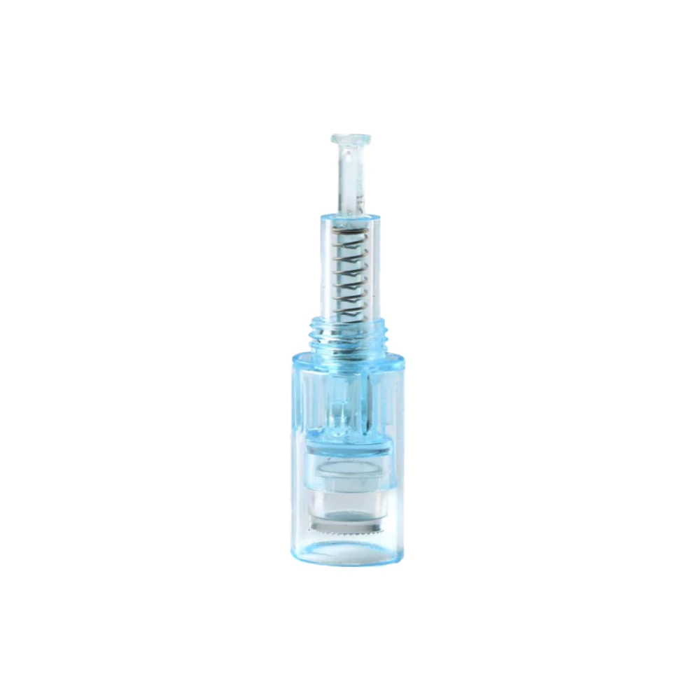 Dr pen X5 Ultima nano light blue microneedling pin cartridge front view