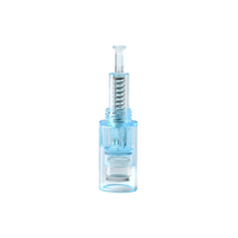 Load image into Gallery viewer, Dr pen X5 Ultima nano light blue microneedling pin cartridge front view