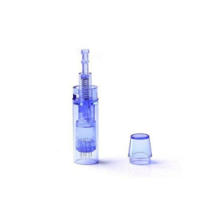 single Dr pen A6 Ultima dark blue microneedling pin cartridge with cap