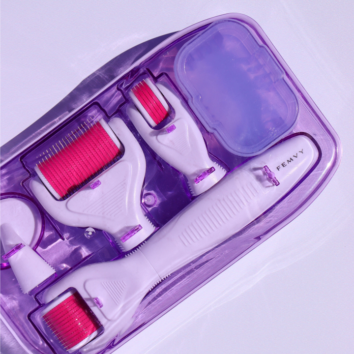 Femvy Derma Roller 6-in-1 Derma Roller Kit