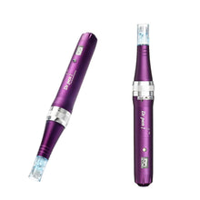 Load image into Gallery viewer, two dr pen X5 Ultima purple microneedling pen front view