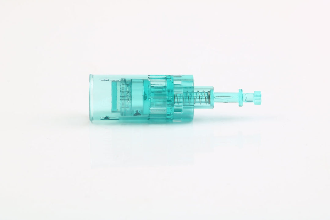 Dr pen A6S nano aqua green microneedling pin cartridge side view 